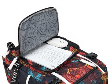 DUŻY PLECAK A4 SZKOLNY JUDE BELLINGHAM REAL MADRYT USB WODOODPORNY WZORY