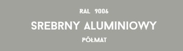 FARBA RAFIL RADACH SREBRNY ALUMINIOWY PÓŁMAT 5L