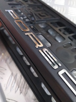 RAMKA REJESTRACYJNA 3D RAMKA REJESTRACJ PORSCHE