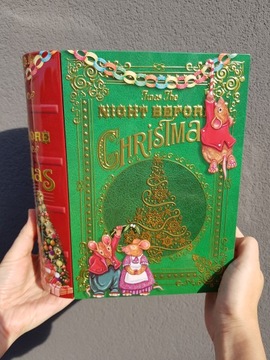 Книга в рождественской подарочной упаковке 24x21см
