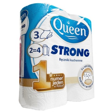 RĘCZNIK PAPIEROWY QUEEN STRONG 3war 200 LISTKÓW