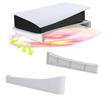 POZIOMA PODSTAWKA DO KONSOLI PS5 DE/UHD Biała