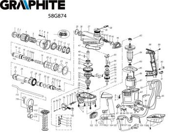 Ротор Графитовый ударный молоток 58Г874