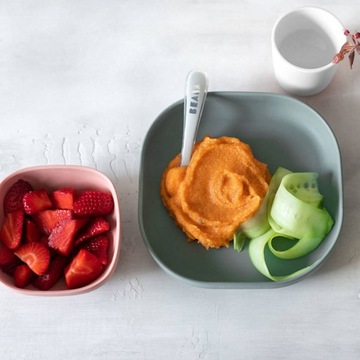 НАБОР СИЛИКОНОВОЙ ПОСУДКИ BEABA С ПРИСОСКОЙ