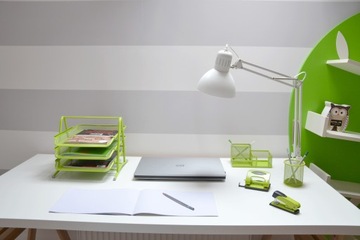 СТОЛ-ОРГАНИЗАТОР ЯЩИКИ ДЛЯ ДОКУМЕНТОВ набор из 3 ящиков СЕТКА ЛАЙМ