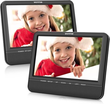 PRZENOŚNIE DVD SAMOCHODOWE WONNIE 7,5'' USB SD OKAZJA!