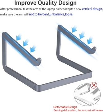 Стол для ноутбука HINOTORI STAND DARK GREY