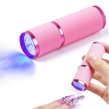 LAMPA LATARKA UV LED DO PAZNOKCI MINI MAŁA UTWARDZA ŻELE HYBRYDY PRZENOŚNA