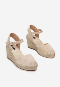 Beżowe Espadryle 39