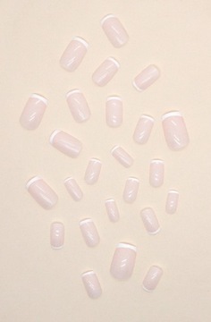 НАЖИМАНИЕ НА НОГТИ TIPSY 24 тонких французских ногтя