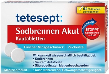 Tetesept Sodbrennen Akut na zgagę 1op=20szt