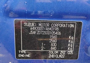 Suzuki Swift V Hatchback 5d 1.2 VVT 94KM 2011 Suzuki Swift I rej 2015r, 1.2 Benzyna. Uszkodzony tyl i lekko prawy przod., zdjęcie 23