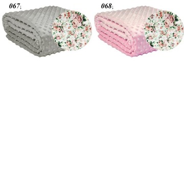 Одеяло двухстороннее Покрывало 70х140 Minky Patterns