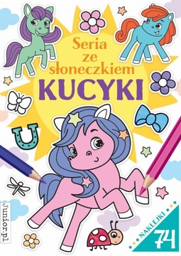 KUCYKI KOLOROWANKA Z NAKLEJKAMI
