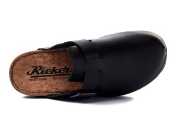 Klapki męskie RIEKER 25680-00 black r40