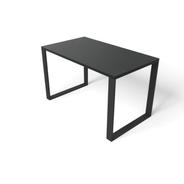 BIURKO GAMINGOWE KOMPUTEROWE DLA GRACZA 120X60 LOFT NOGI METAL CZARNY