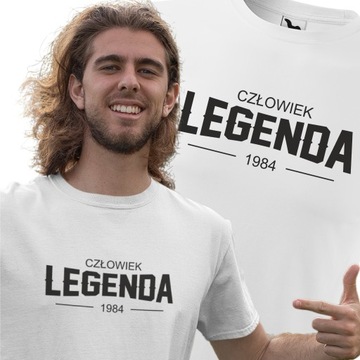 Koszulka Prezent 40 Urodziny Człowiek Legenda +rok