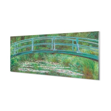 Nowoczesny panel Sztuka malowany most 125x50 cm