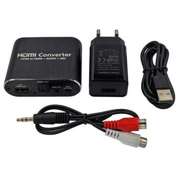ЦАП HDMI-HDMI +аудио ARC-конвертер PS4 Blu-ray DVD Xbox TV ПК