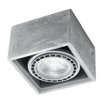 Lampa Sufitowa Nowoczesna Plafon QUATRO 1 Beton