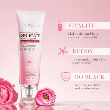 Отбеливающий крем для интимных зон под мышками