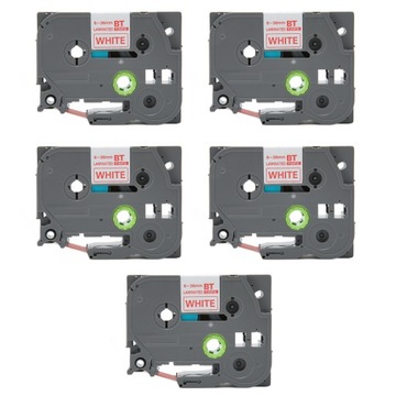 5pcs 18mm Label Maker Tape for Tze 241 Tz241 3/4in Label Tape Replacement f