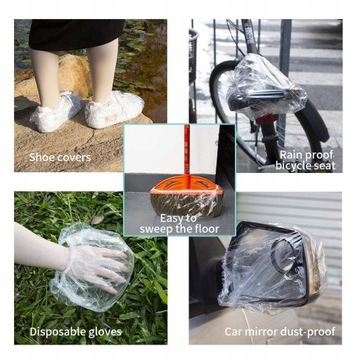 ОДНОРАЗОВЫЕ шапочки для купания из ФОЛЬГИ 100 шт.