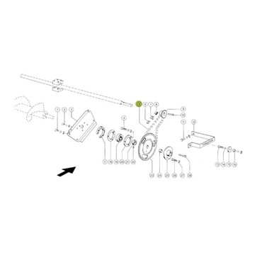 Цепь выгрузки зерна Claas 818101.0 Rollon