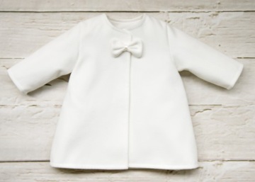 Пальто цвета экрю для девочки GABI, размер 62