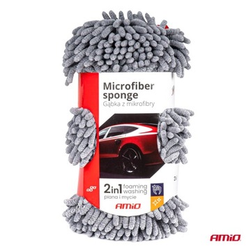 Gąbka do mycia z mikrofibry Cwash-08 AMIO rękawica