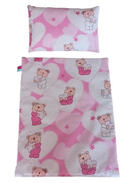 POŚCIEL DLA LALKI LALEK DO WÓZKA ŁÓŻECZKA KOŁYSKI