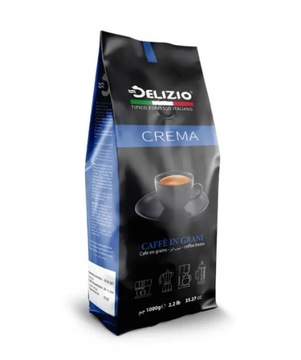 Kawa ziarnista Delizio Crema 1kg Włoska