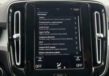 Volvo XC40 Crossover Plug-In 1.5 T5 Plug-in Hybrid 262KM 2021 Volvo XC 40 Plug-In T5 Navi Virtual Parktronic Tempomat Piekny kolor, zdjęcie 31