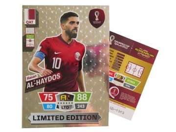 PANINI QATAR 2022 DUŻA KARTA LIMITED XXL AL-HAYDOS