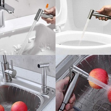 БИДЕ-РАСПЫЛИТЕЛЬ ДЛЯ ТУАЛЕТА РУЧНОЙ ДУШ-БИДЕ ДЛЯ ТУАЛЕТА ДЛЯ ВАННОЙ КОМНАТЫ