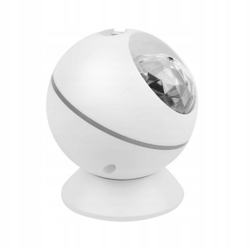 LAMPKA NOCNA LED 2w1 PROJEKTOR GWIAZD PODSTAWA MAGNETYCZNA 360