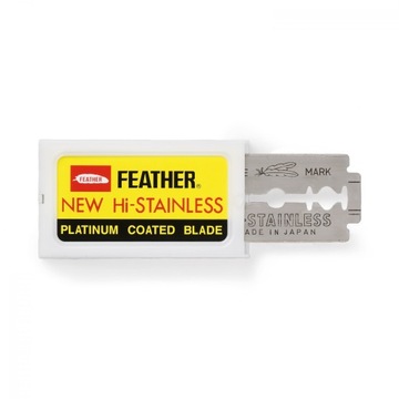 Лезвия японской бритвы Feather №1 в мире 10 шт.
