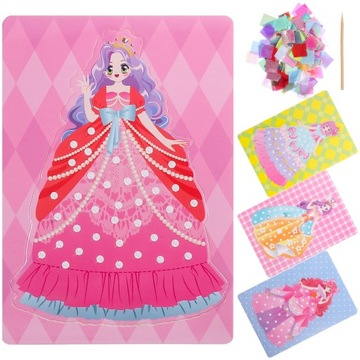 NARZĘDZIE DO RYSOWANIA POKE DLA DZIECI Z MALOWANIEM PROSTYM NAKŁUCIEM