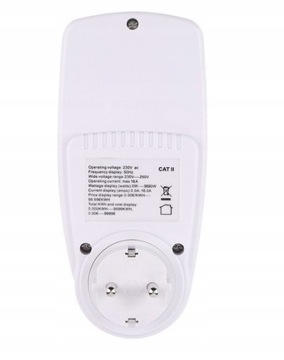 ВАТ МЕТР Счетчик энергопотребления Счетчик мощности