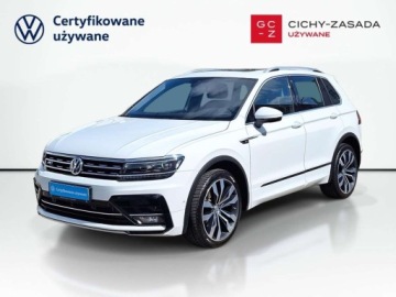 Volkswagen Tiguan II SUV 2.0 TSI 230KM 2018 Volkswagen Tiguan Highline Naped 4x4 automat 2.0 Benzyna 230KM