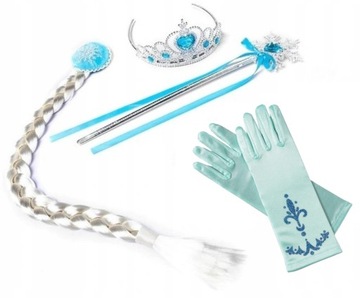 ZESTAW DIADEM BERŁO AMULET KSIĘŻNICZKA ZOSIA SOFIA