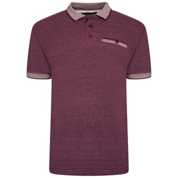 Duża koszulka męska POLO KAM duże rozmiary 2XL 128 cm