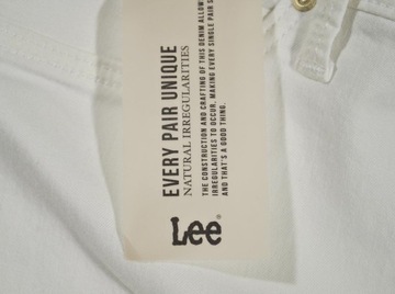 LEE spodnie SKINNY white jeans SCARLETT _ W29 L33
