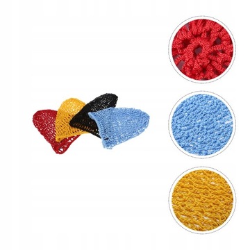 4 шт вязаные сетки для волос