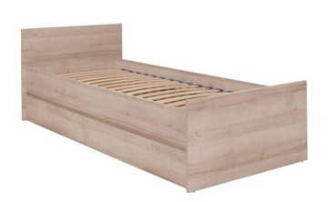 Tanie młodzieżowe łóżko 90cm CS-8 dąb sonoma