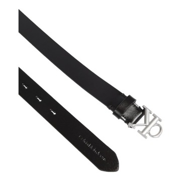 CALVIN KLEIN DAMSKI PASEK DO SPODNI ROUND MONO PLAQUE LTHR BELT CZARNY r.80