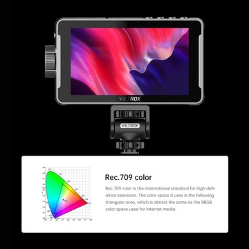 Монитор VILTROX DC-550 PRO 4K HDMI 3D LUT для предварительного просмотра + чехол для батареи HDMI