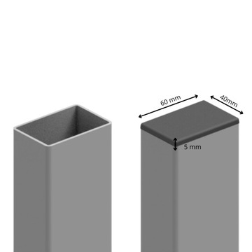 Zaślepka 40x60 Korek Zatyczka Profil RÓŻNE KOLORY