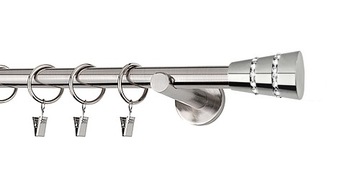 ОДИНОЧНЫЕ МЕТАЛЛИЧЕСКИЕ КАРДИНСЫ. O19MM 240CM КРИСТАЛЛ СТАЛЬ