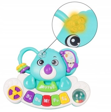 ОБРАЗОВАТЕЛЬНОЕ МУЗЫКАЛЬНОЕ ПИАНИНО ИНТЕРАКТИВНАЯ ОРГАННАЯ МУЗЫКА КОАЛА МЕДВЕДЬ PROMERCO